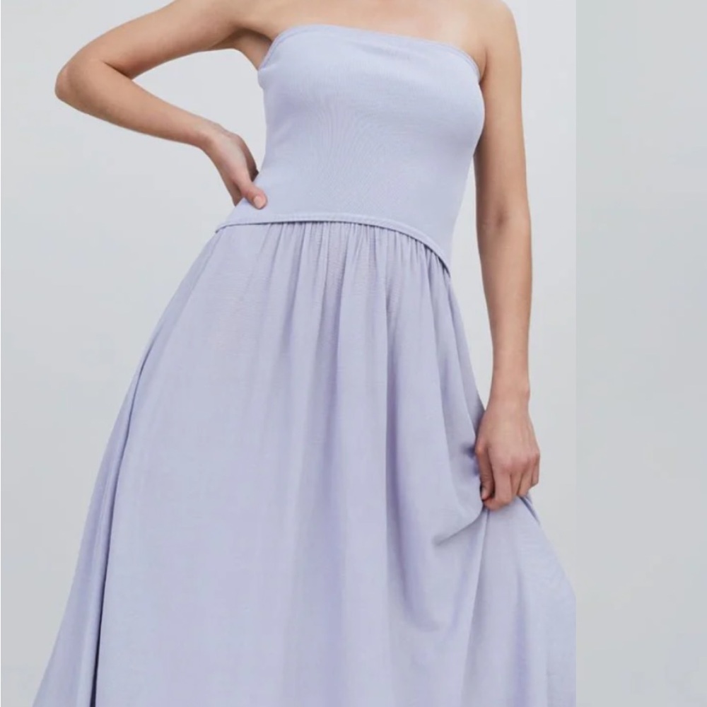 NWT Solid & Striped Lilac Sasha strapless dress! Size Large - Picture 14 of 15